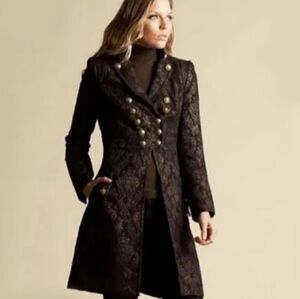Bebe Vintage Brocade Women's Coat